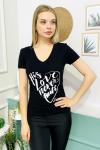 144487 V Yaka Tshirt